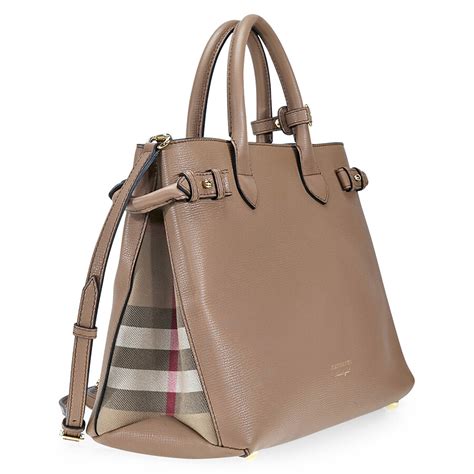 burberry banner small vs medium|Burberry leather tote review.